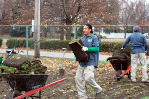 School breaks ground on sustainable garden