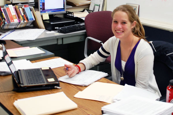 Student teachers leave their mark