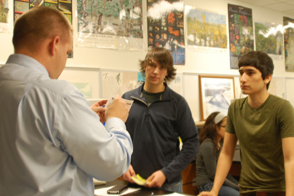 APES students care for school of trout