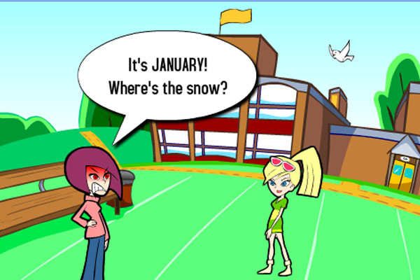 Careys Comix #4:  Wheres the snow?! 