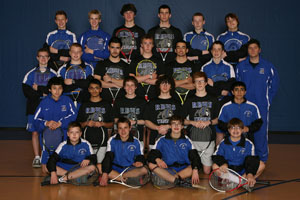 The Boy's Tennis team