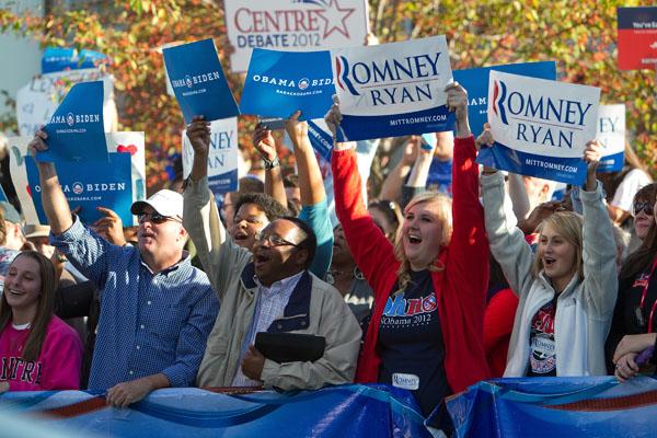 Hundreds of Romney and Obama supporters showed up in Kentucky before the Vice Presidential Debate.  Columnist Lauren Grimaldi asks us where our motivation level is.