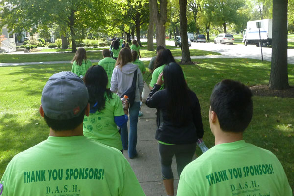 More supporters than ever participated in the Walk for Therese, a charitable event set up to benefit survivors of domestic abuse.