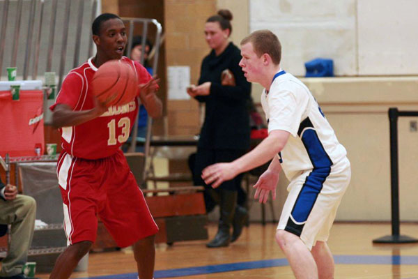 It has not always been easy, but hard work and perserverance have led Jack Hansa to a spot on the varsity boys basketball team.