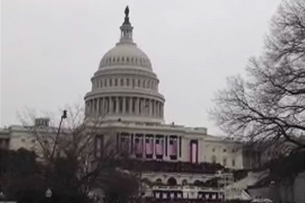 Teachers Kathleen Harsy and John Fields got a look at the Capitol Building and President Obamas inauguration.  Harsy teaches English and Fields teaches Social Studies.  Both attended the event with their families.