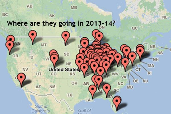 Class of 2013 Interactive College Map