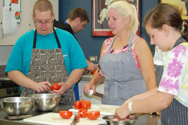 Students, parents cook up fun at Culinary Night in the Garden