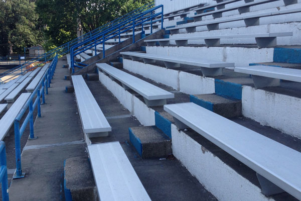 Untouched during the 2006 building renovation, RB's athletics bleachers could get an upgrade out of the nearly $9 million dollar grant RB will be receiving from the state of Illinois.