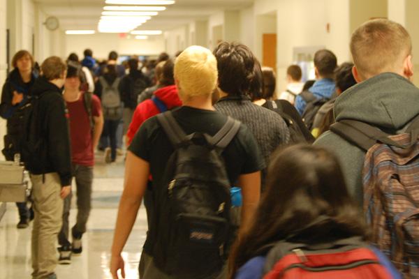 Dominic Rosa with his bleached hair