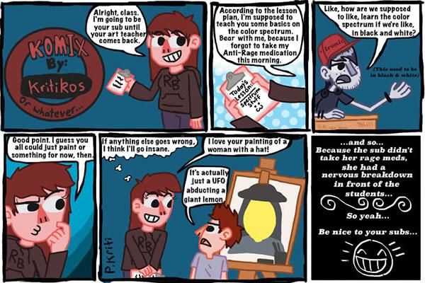 Tormented a sub lately?  Komix by Kritkos may make you think again.