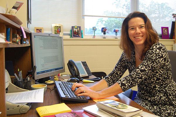Sarah Johnson, the English and Library Instructional Coach 