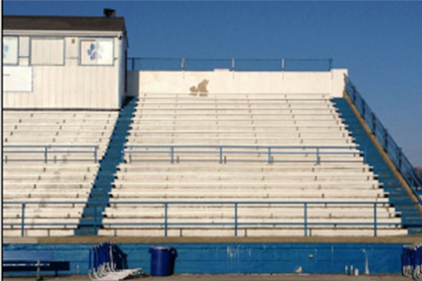 The home bleachers are a large part of the renovations of the athletic complex. The total price  of the whole athletic complex will be $3,870,000. 
