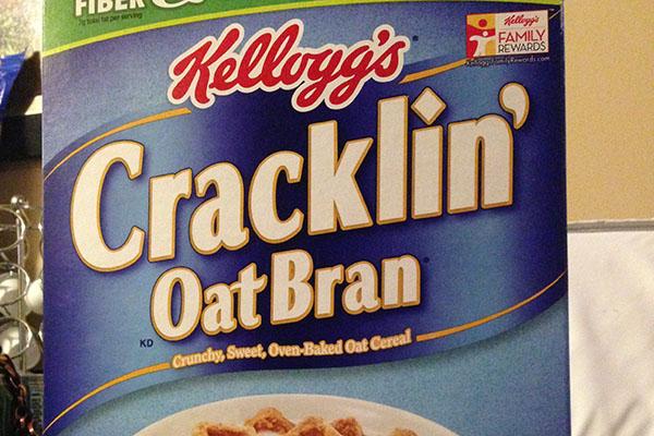 My brain is cracklin for oats