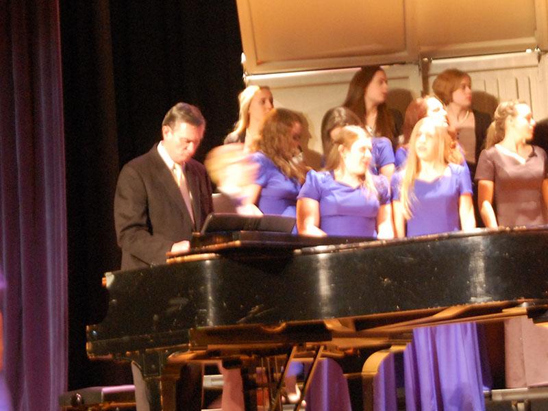 An image from the Winter Choir Concert.