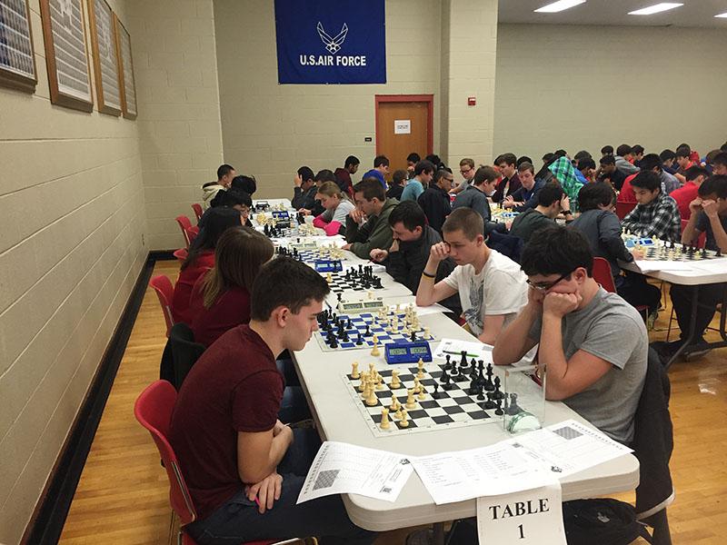 RB team attending the Bolingbrook Chess Tournament 