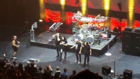 Dream Theater at the end of the show.