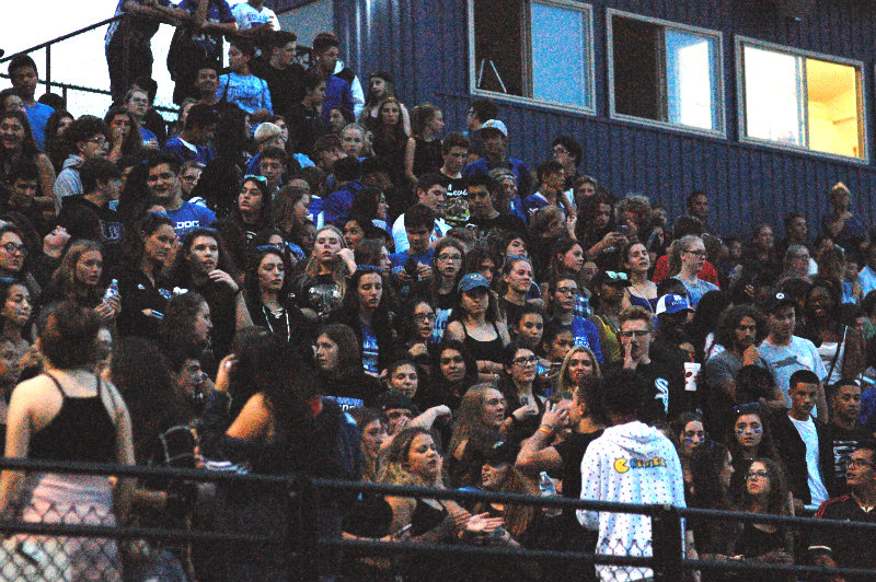 RB Fans cheering on team in stands