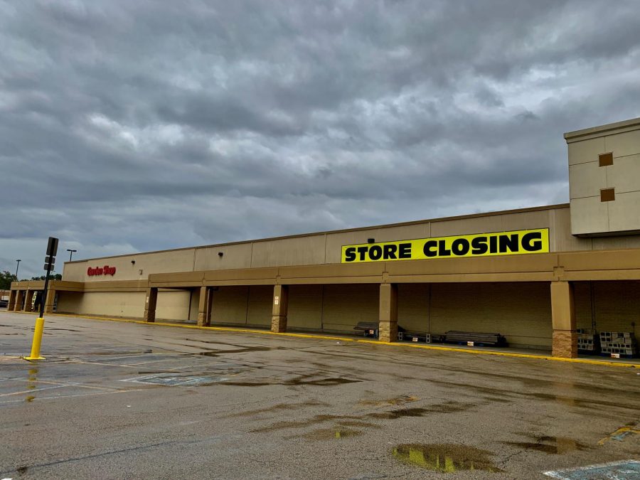 The bones of a local retail store that has closed recently