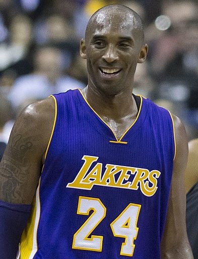 Kobe Bryant at Lakers at Wizards, December 2, 2015. Photo taken from WikiMedia Commons.