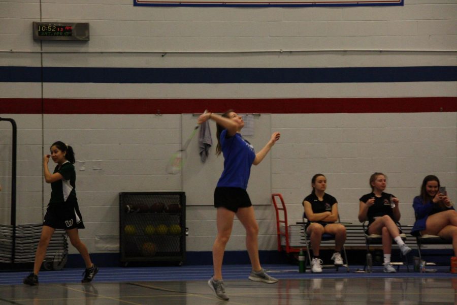 Claire Shanahan has become one of the Badminton teams most valuable players.