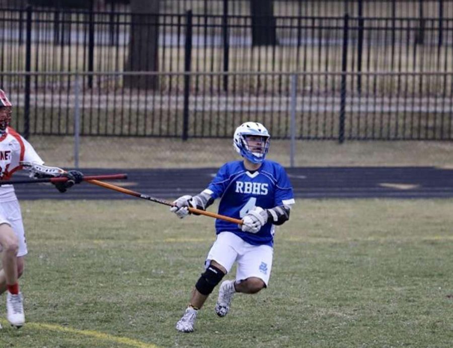 Aidan Regan is one of the founding members of the RB boys lacrosse team.