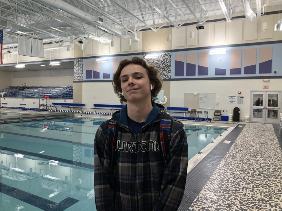 Both of Murphy Reagan's older siblings were on the swim team at RB, this helped convince him to join the team.