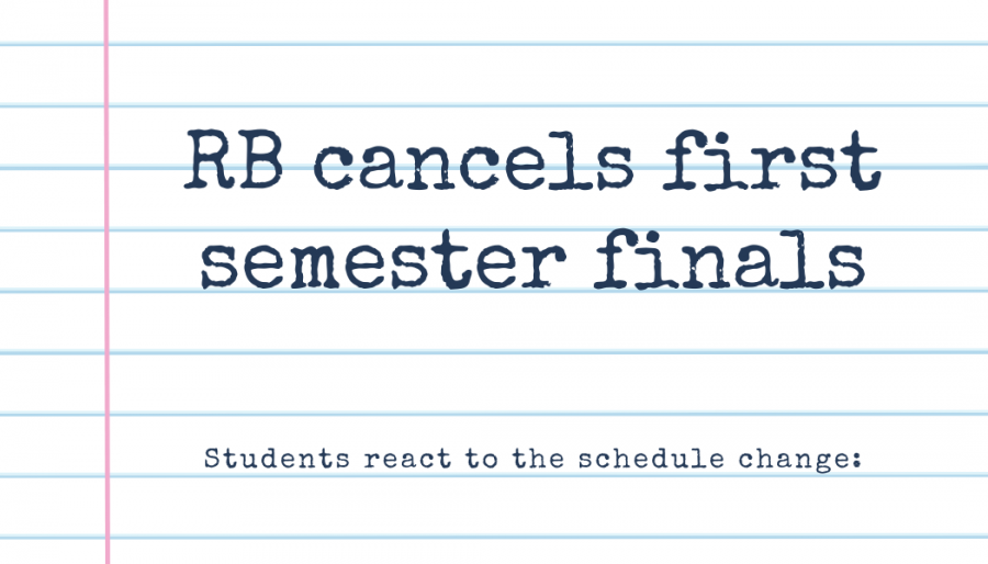 RB students react to new finals schedule – Clarion