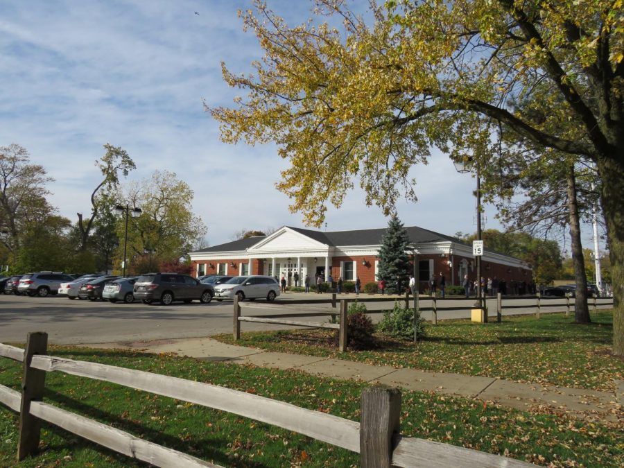 Local polling place at the Brookfield Village Hall