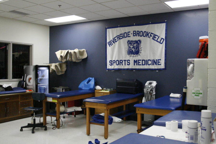 The RB trainer's room.