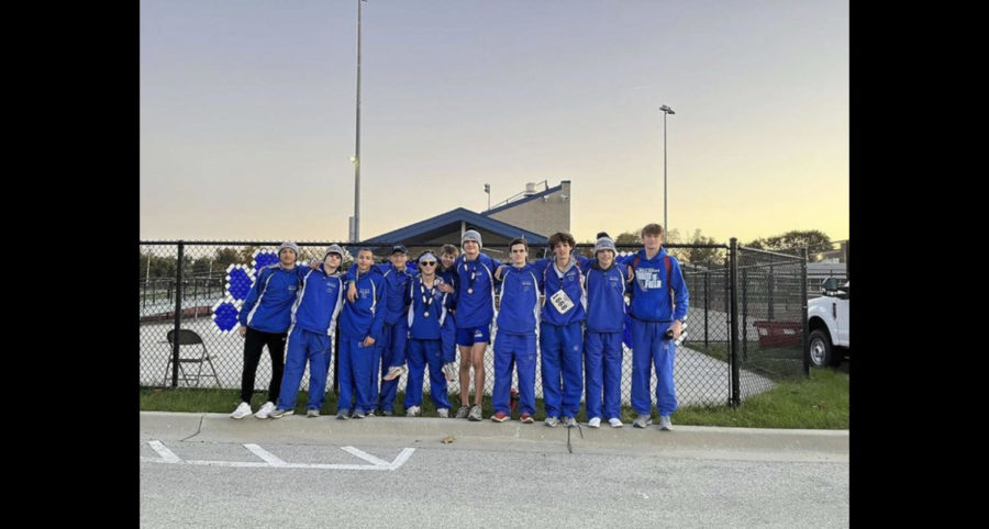 The boys team prior to leaving for the state meet.