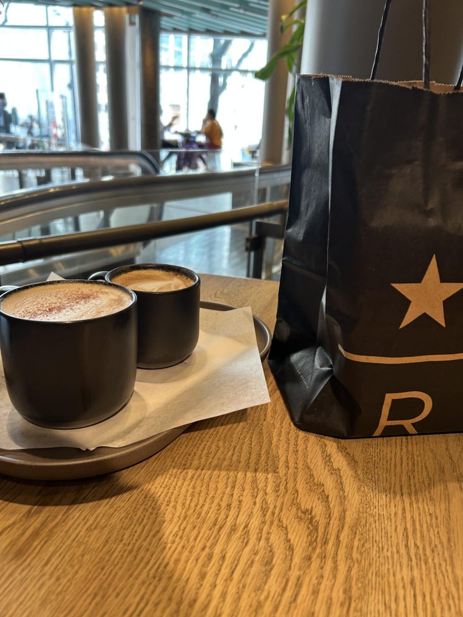 Coffees and accessories from Starbucks Reserve in Chicago. 