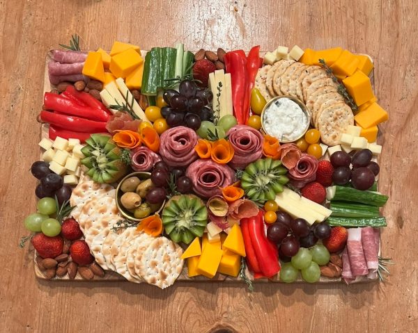 Hogue's charcuterie board. Photo courtesy of Mikaela Hogue.