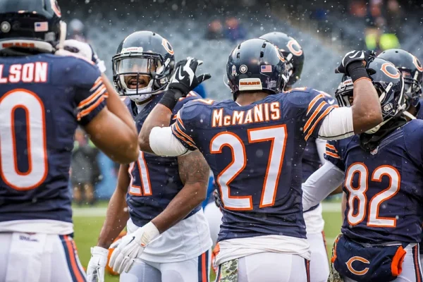 Chicago Bears during game. Photo courtesy of Rawpixel.