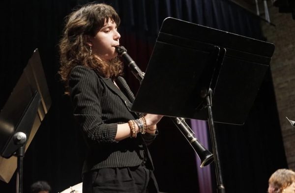 Tselepis performs at Big Band Blast. Photo courtesy of Kiley Fletcher.